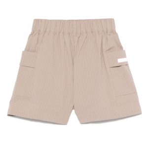 SHORTS RIGATI IN COTNE