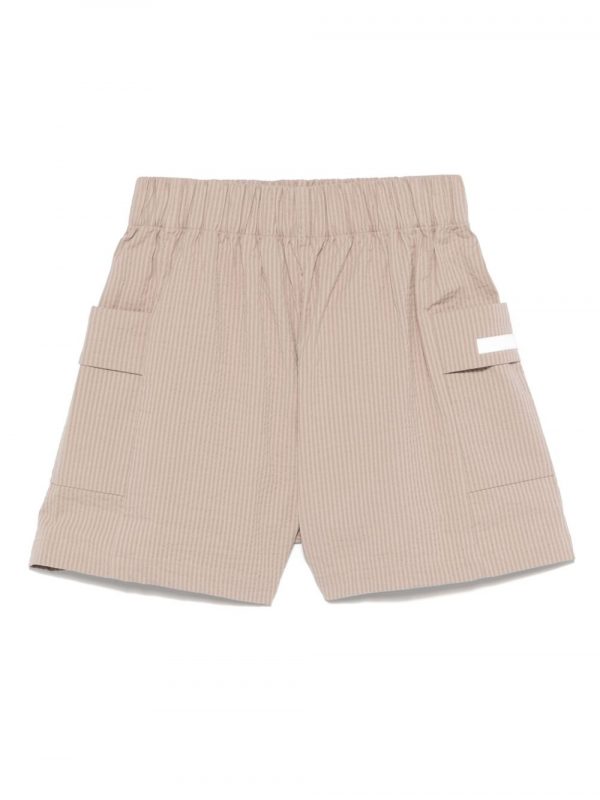 SHORTS RIGATI IN COTNE