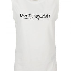 TOP IN COTONE CON LOGO