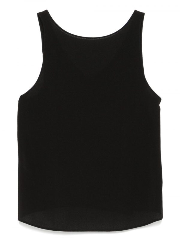 TOP SMANICATO IN CREPE
