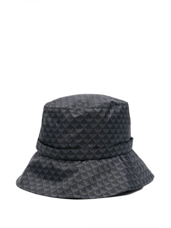CAPPELLO PESCATORE CON LOGO ALLOVER