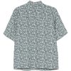 CAMICIA STAMPATA IN MISTO LINO — изображение 2