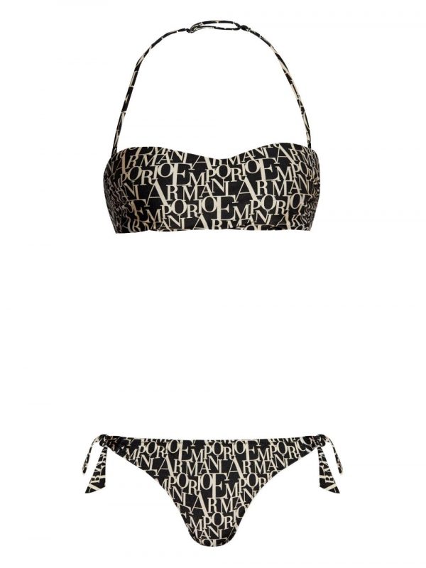 BIKINI CON LOGO ALLOVER