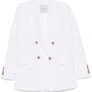 BLAZER RICAMATO IN LINO COTONE