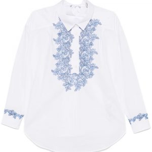 BLUSA RICAMATA IN COTONE