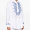 BLUSA RICAMATA IN COTONE — изображение 4
