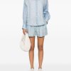 SHORTS IN LINO STAMPATO — изображение 4