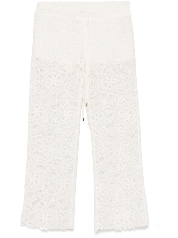 PANTALONE IN PIZZO GUIPURE