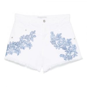 SHORTS IN COTONE RICAMATI