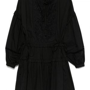 ABITO IN COTONE CON PIZZO