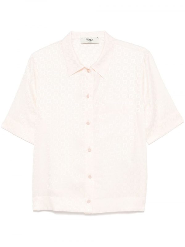 CAMICIA IN SETA JACQUARD
