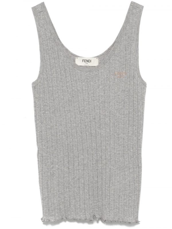 TOP IN COTONE A COSTINE