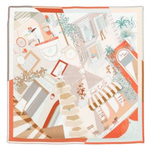FOULARD IN SETA STAMPATO