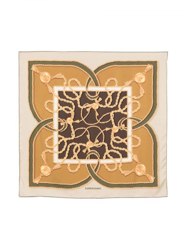 FOULARD IN SETA STAMPATO