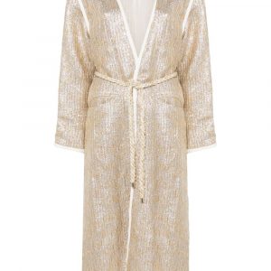 CAPPOTTO LUNGO IN LUREX