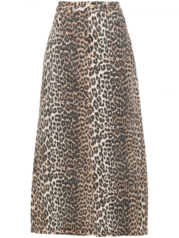 GONNA LUNGA LEOPARDATA