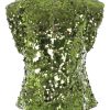 TOP IN VELLUTO CON PAILLETTES — изображение 4