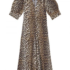 ABITO LUNGO LEOPARDATO