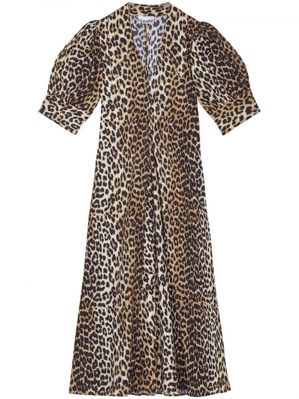 ABITO LUNGO LEOPARDATO