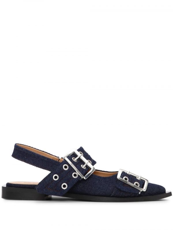 BALLERINA SLINGBACK IN DENIM