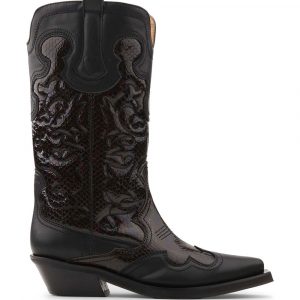 STIVALE WESTERN RICAMATO