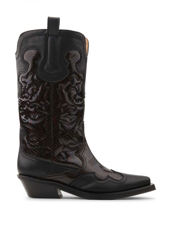 STIVALE WESTERN RICAMATO