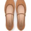 BALLERINA CARLA IN RAFIA E PELLE — изображение 3