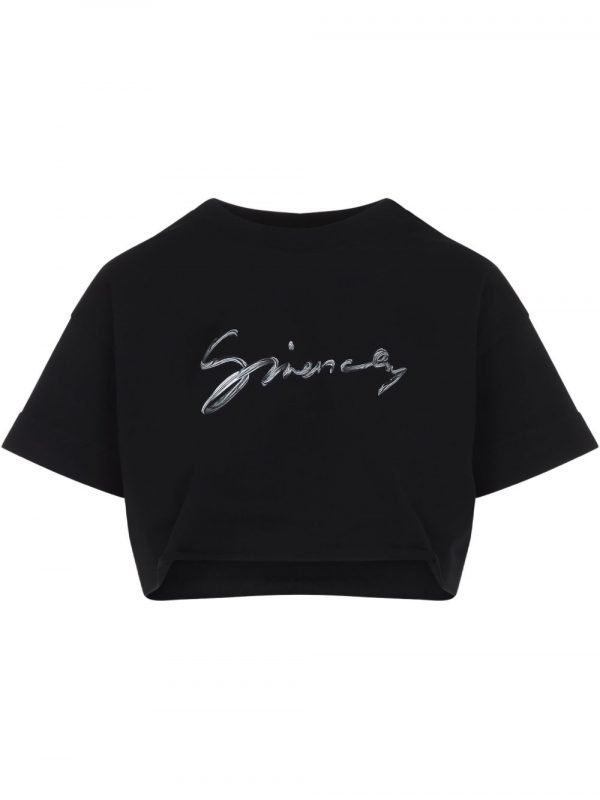 T-SHIRT CROPPED IN COTONE