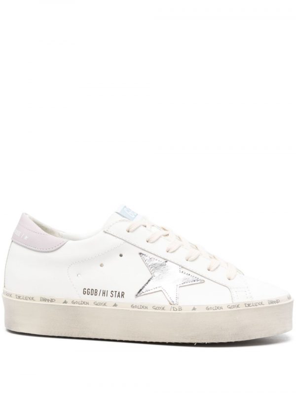 SNEAKER HI STAR IN PELLE