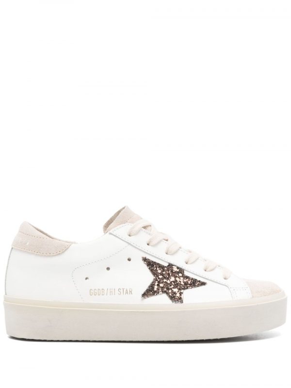 SNEAKER HI STAR IN PELLE