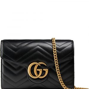 MINI BORSA GG MARMONT IN PELLE