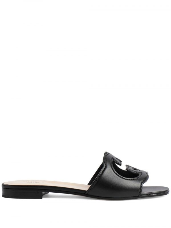 SANDALO GUCCI CUT IN PELLE
