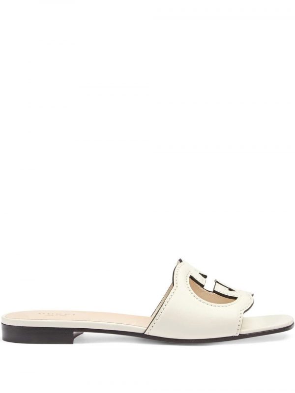 SANDALO GUCCI CUT IN PELLE