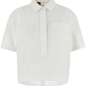 CAMICIA CROPPED IN COTONE