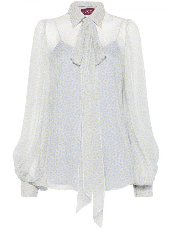 CAMICIA IN CHIFFON DI SETA