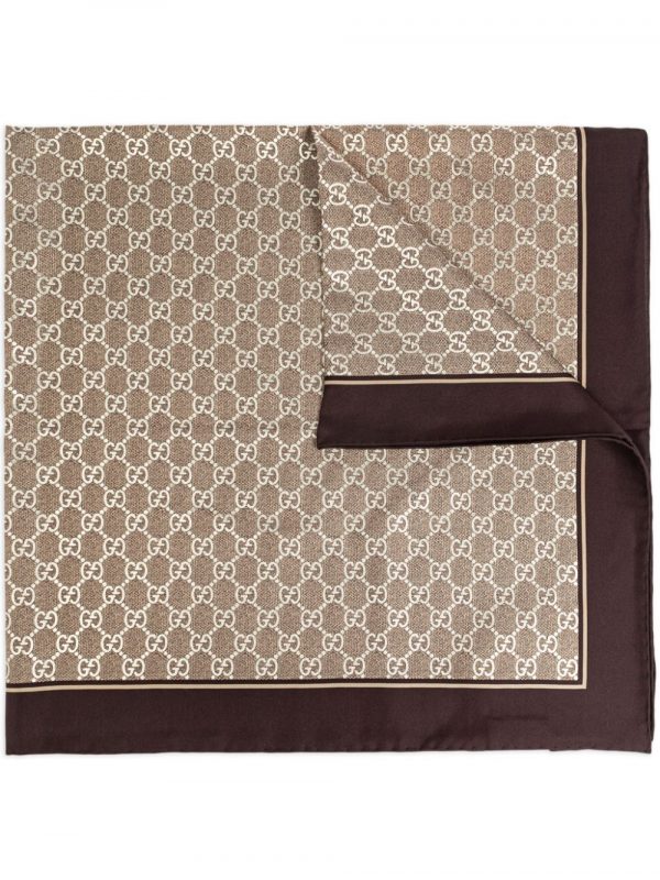 FOULARD IN SETA GG