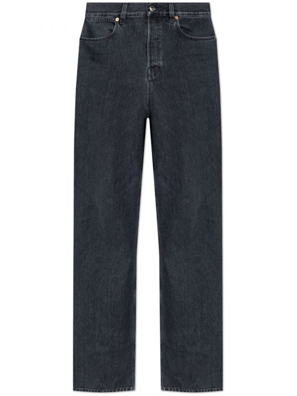JEANS DENIM AMPIO IN COTONE