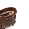 BORSA A TRACOLLA TRENA IN PELLE — изображение 3