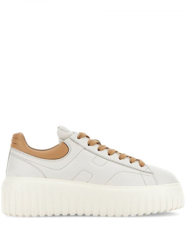 SNEAKER H-STRIPES IN PELLE