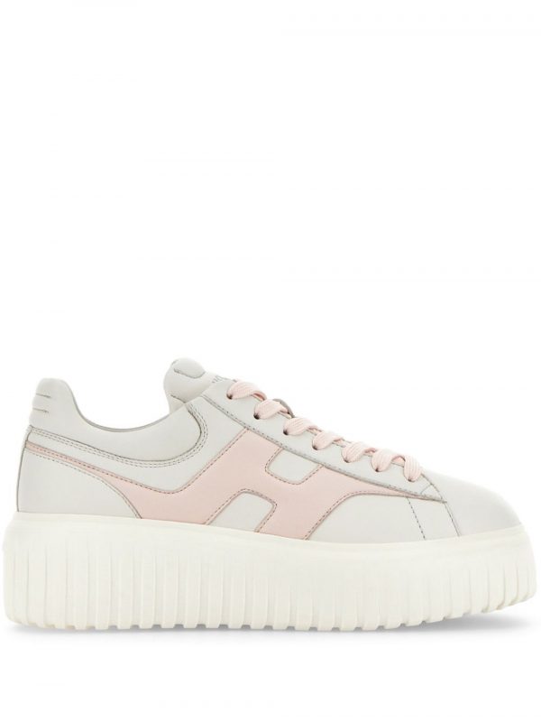 SNEAKER H-STRIPES IN PELLE