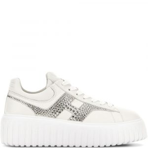 SNEAKER H-STRIPES IN PELLE