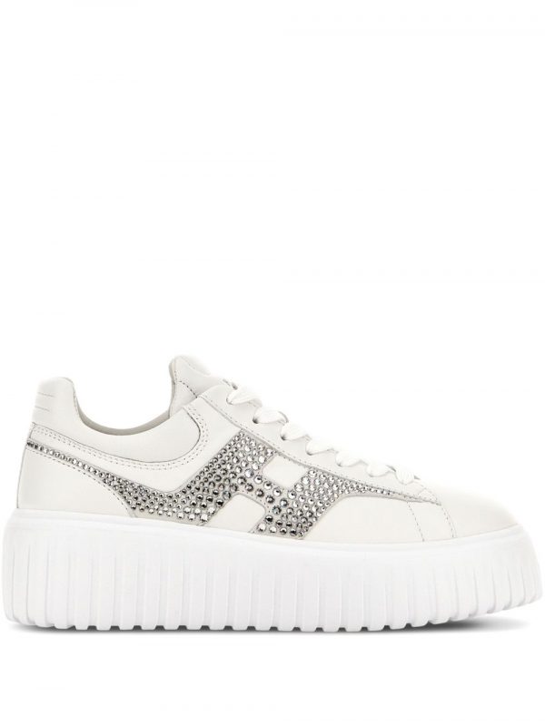 SNEAKER H-STRIPES IN PELLE