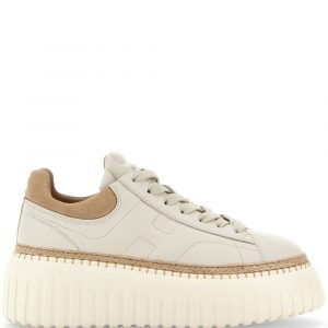 SNEAKER H-STRIPES IN PELLE