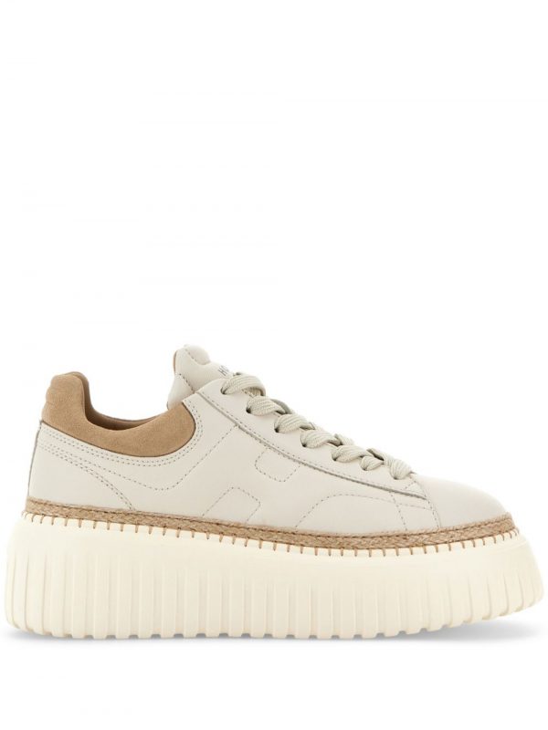 SNEAKER H-STRIPES IN PELLE