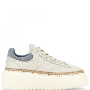 SNEAKER H-STRIPES IN PELLE