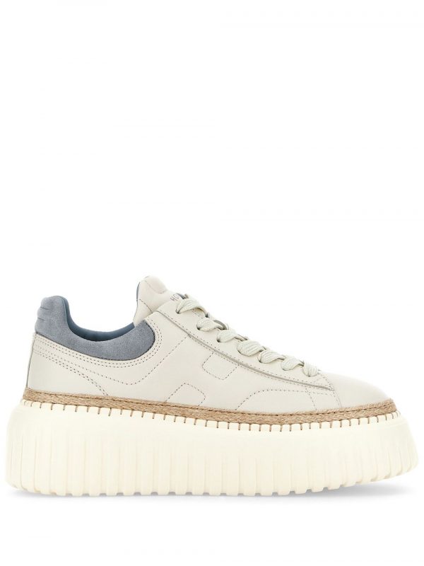 SNEAKER H-STRIPES IN PELLE