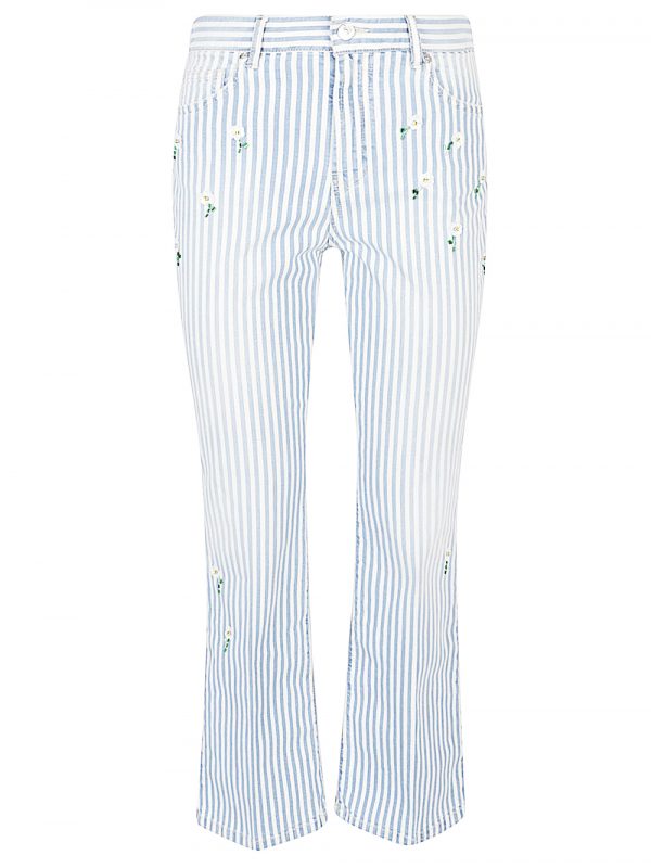 PANTALONE RIGATO IN COTONE