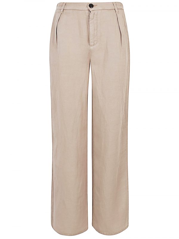 PANTALONE KAYLIE IN MISTO LINO