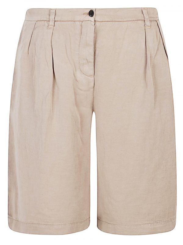 SHORTS INES IN MISTO LINO