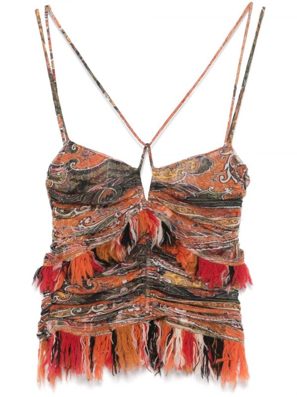 TOP DARLENE IN COTONE STAMPATO